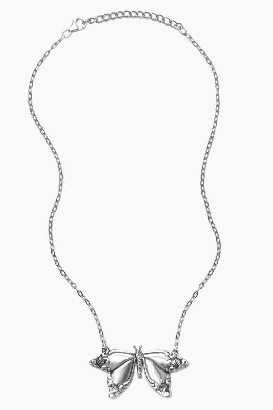 1.75 ct. t.g.w. Created Moissanite Butterfly Necklace in Sterling Silver |  BJ's Wholesale Club