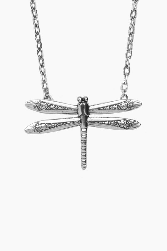 Karen Walker | Silver Dragonfly Necklace | Silvermoon Jewellers